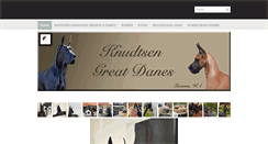 Desktop Screenshot of knudtsengreatdanes.com